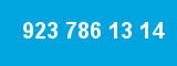923 786 13 14 923 786 13 14